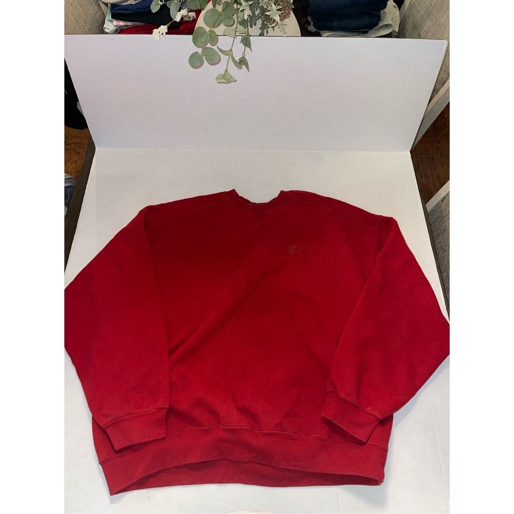 *Vintage* Men's Red 90s Starter Sweatshirt Crew Neck - Size: XL A51‎